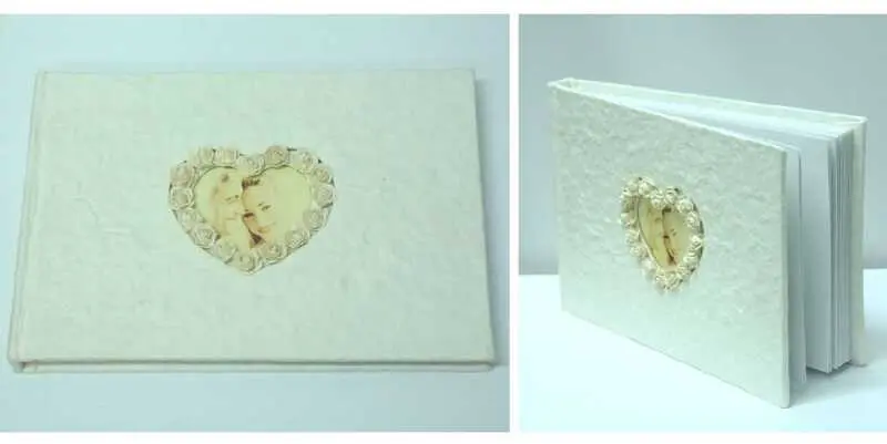 Книга пожеланий Сердце 22х16см