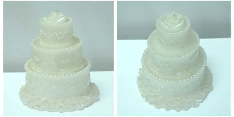 Свеча Свадебный Торт 15х17 см 