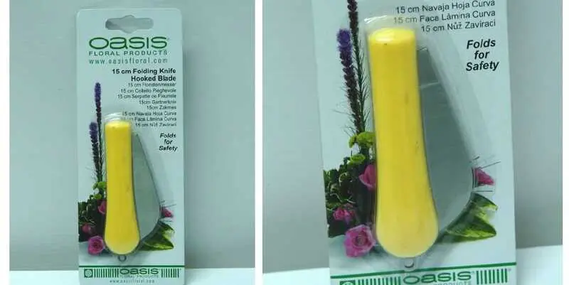 Oasis нож для флориста складной искривленный
