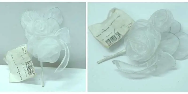 Бутоньерка органза