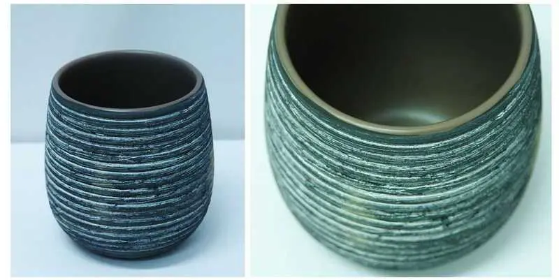 Кашпо керамика 12,5х12,5хН12,5 