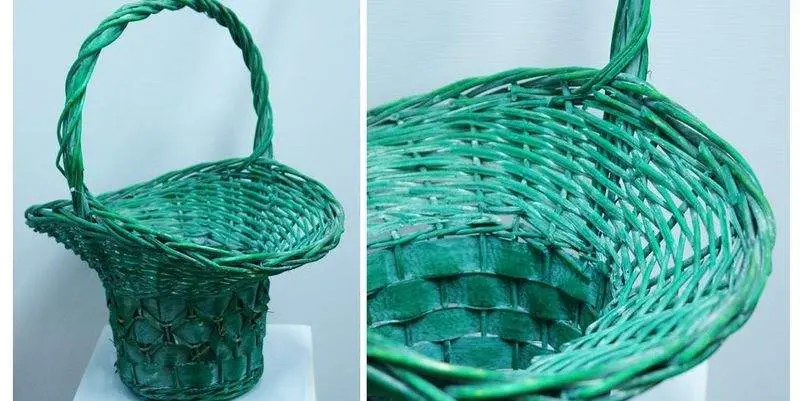 Корзина Кашпо Плетенное Ива