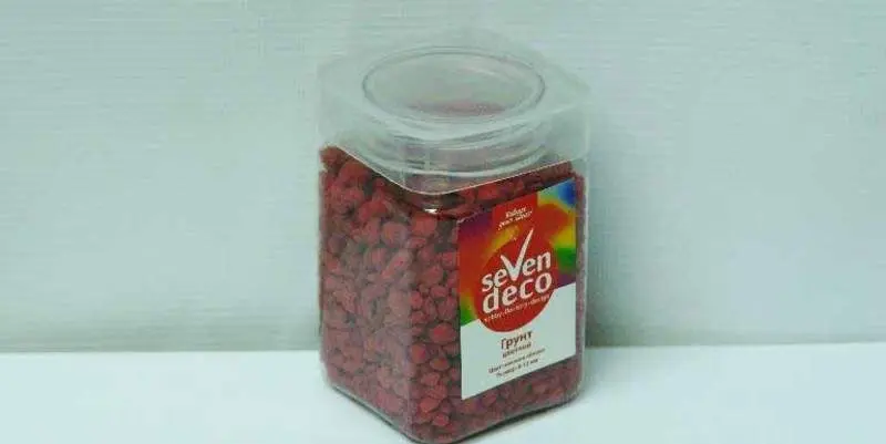 Грунт Цветной 4-6 мм (красный) 350г 