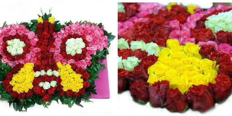 Бабочка 80x60