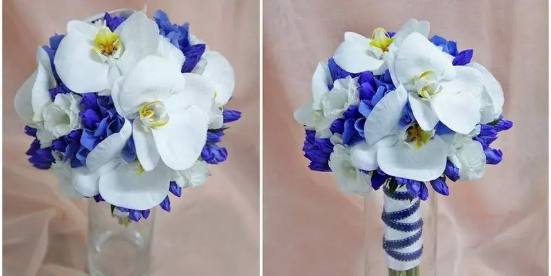 Свадебный Букет Голубоглазка