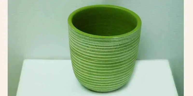 Кашпо керамика 14х4см 