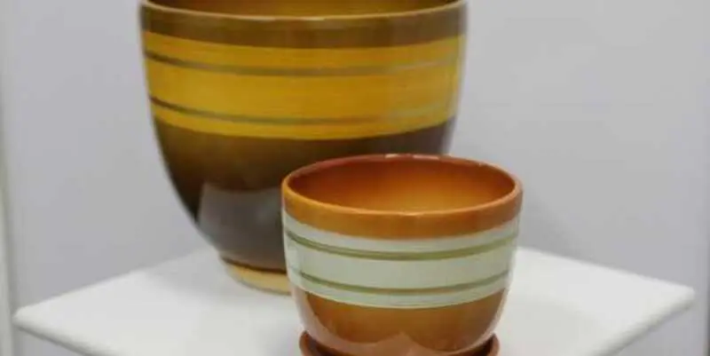 Цветной горшок керамика Enia Д18